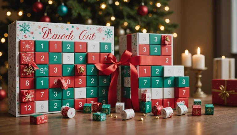 calendrier de l'avent cheveux bouclés