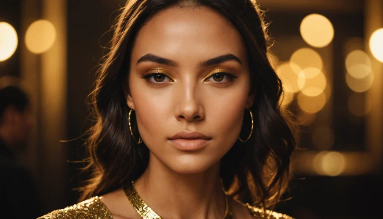 highlighter doré